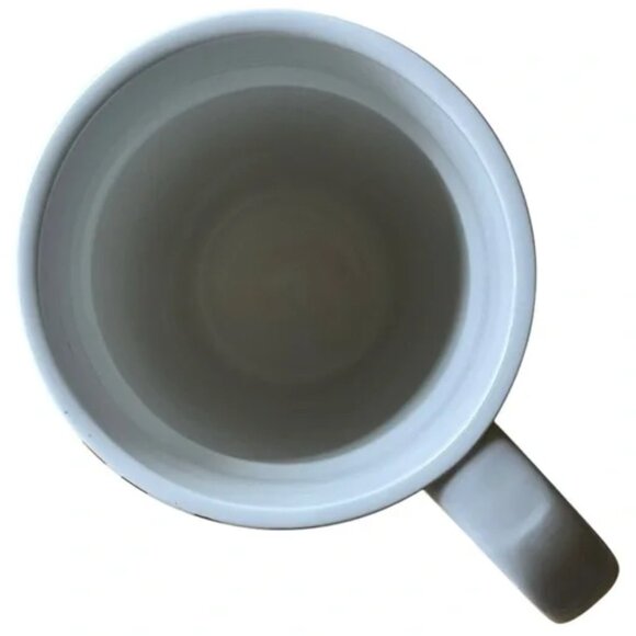 CYPRESS HOMES 17oz gold foil lace design travel mug handle celestial holiday EUC - Picture 9 of 14